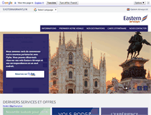 Tablet Screenshot of easternairways.fr